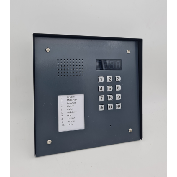 CYFRAL PC-2000RE PRO Antracyt CYFRAL Panel rozmówny z moduł elektroniki CC-2000 oraz czytnikiem RFID