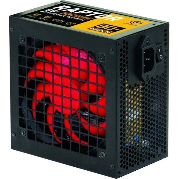 Atx Power Supply Rebeltec Raptor 600w, Bronze 80+, Single Rail, Dc-dc