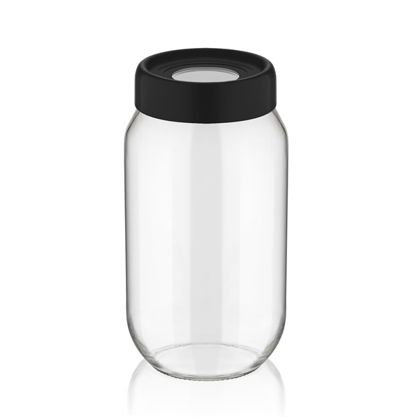 IRIS C-00116 Ring üveg tároló 1.000ml, fekete, elfántcsont vagy szürke színű (C-00116)