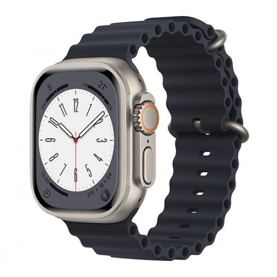 Utángyártott Apple Watch Óceán szíj 42/44/45mm éjkék (69290)