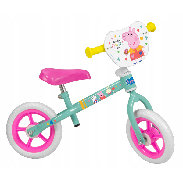 Toimsa Peppa Malac Gyerek Futóbicikli 10" - Zöld