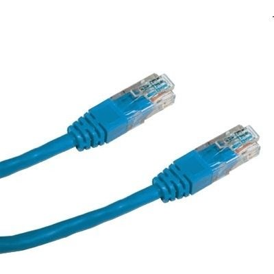 Datacom CAT5E UTP, 0,5m, kék (1503)