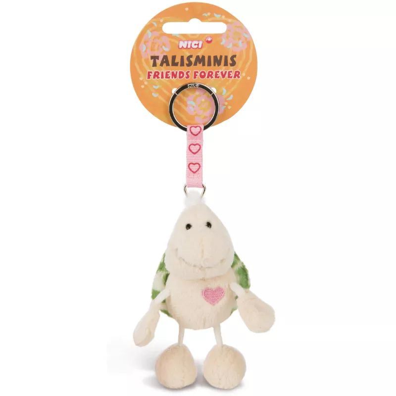 Nici TalizMini teknős szívecskés kulcstartó - 7 cm (49386)