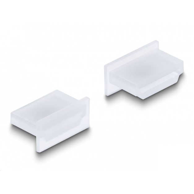 Delock 64107 DisplayPort Porvédő - Áttetsző (10db) (64107)