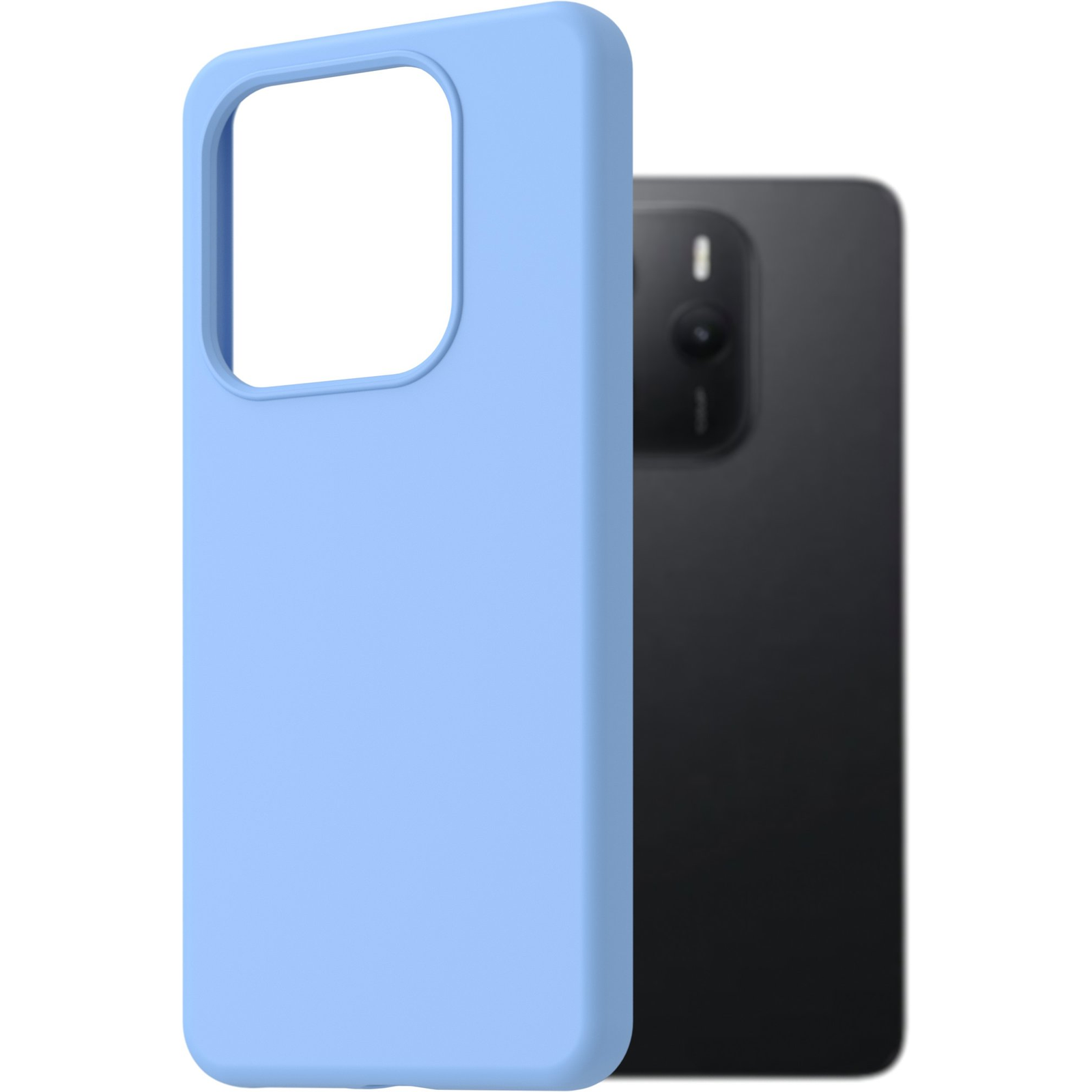 AlzaGuard Premium Silicone Case Xiaomi Redmi Note 14 világoskék tok (AGD-PCS444L)