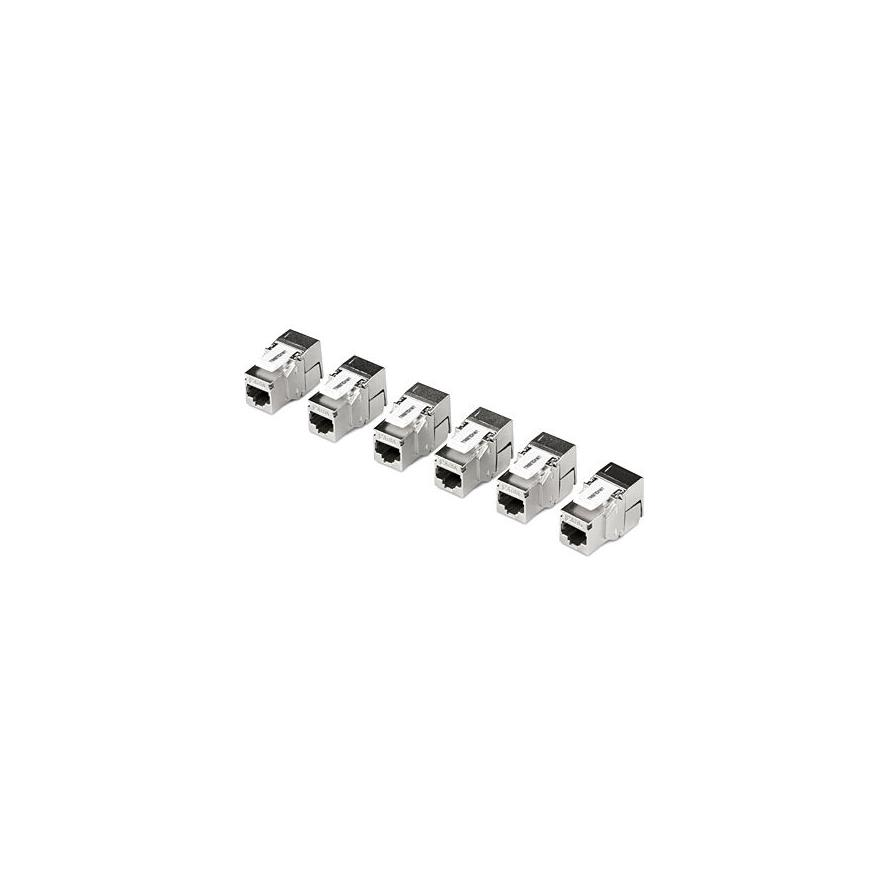 TRENDnet TC-K06C6A CAT6a Keystone csatlakozóaljzat (6db / csomag) (TC-K06C6A)