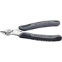 Cleste pentru Electronica SuperKnips din Inox, cu Suprafata Lustruita, Manere cu Manson Bicomponent, Prindere Ajutatoare, 125 mm