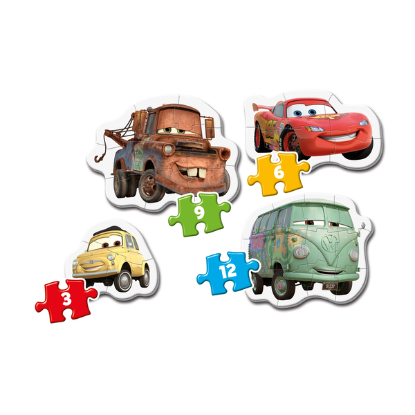 My First Puzzle 4in1 Cars Clementoni, 30 piese