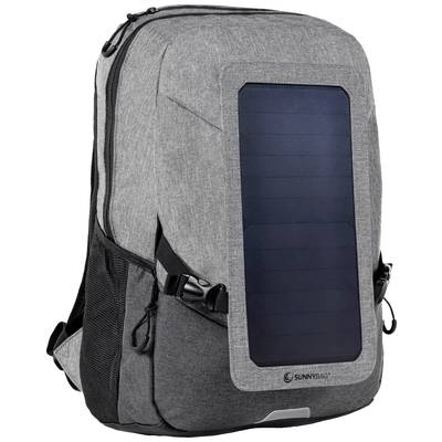 SunnyBag Napelemes hátizsák Explorer+ 15 l (Sz x Ma x Mé) 290 x 370 x 140 mm Szürke, Fekete (135GG_01) (135GG_01)