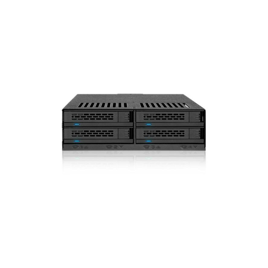Icy Dock ExpressCage MB324SP-B 4x 2.5" - 5.25" HDD/SSD beépítő keret (MB324SP-B)