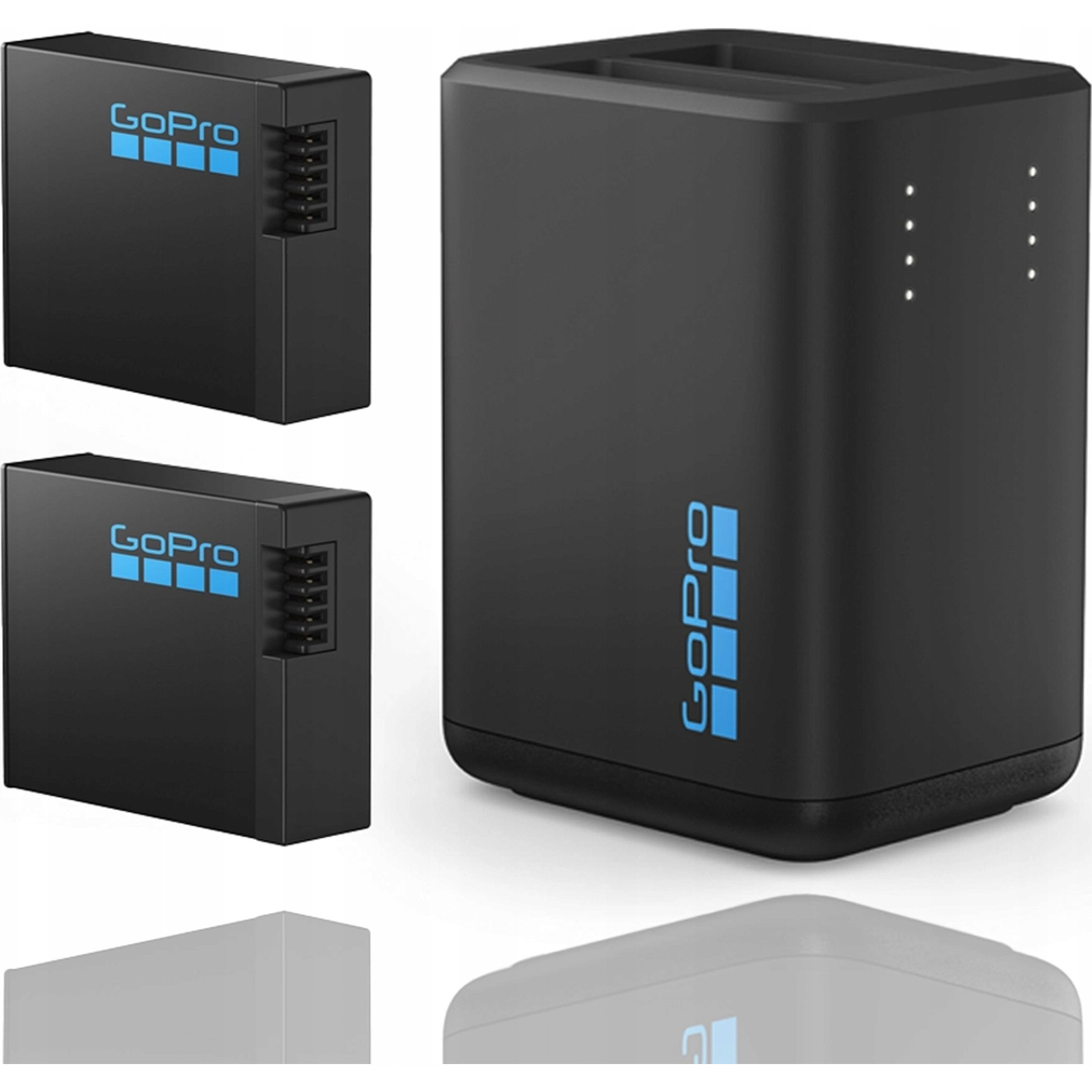 GoPro HERO13 Black dupla akkumulátor töltő + 2db akkumulátor (AEDBD-201-EU) (AEDBD-201-EU)