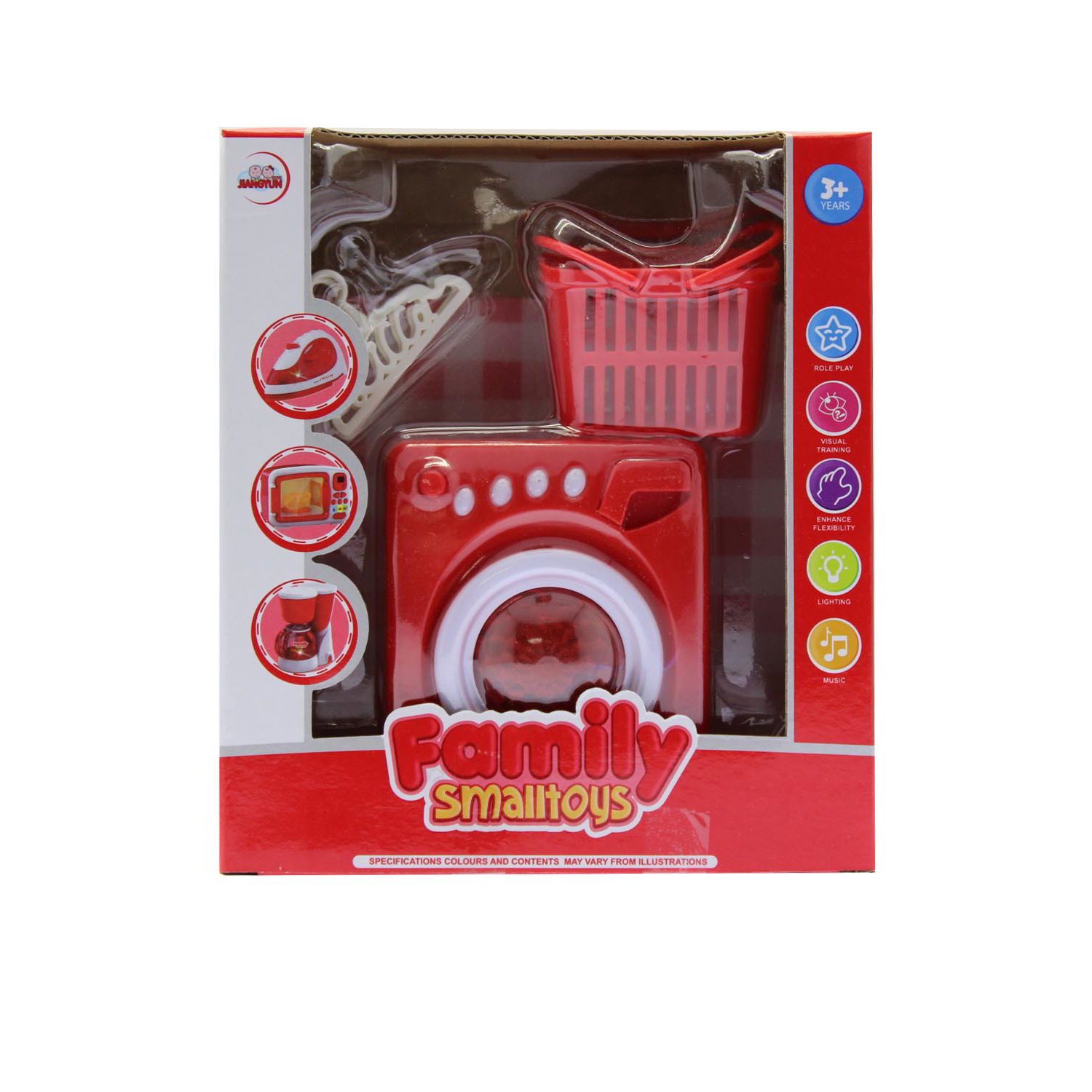 Medito: Játék mosógép ruháskosárral (BZ0011)