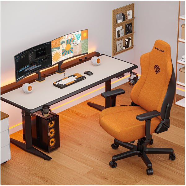Anda Seat Kaiser 3E XL narancssárga szövet gamer szék