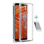 IMAK szilikon telefonvédő (közepesen ütésálló, légpárnás sarok + képernyővédő fólia) ÁTLÁTSZÓ [Nokia 3.1 Plus]