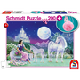 Schmidt Unikornis plüss kulcstartóval, 200 db-os puzzle (56373)
