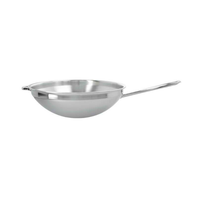 Demeyere Apollo 7 32cm Wok serpenyő - Inox (40850-207-0)