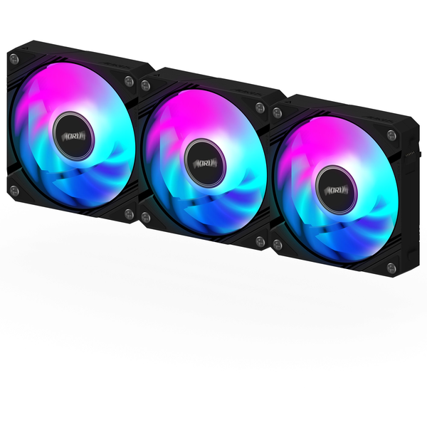 GIGABYTE AORUS EZ CHAIN FAN 120 (3-Pack) Bundkort Ventilator 12 cm Sort 3 stk