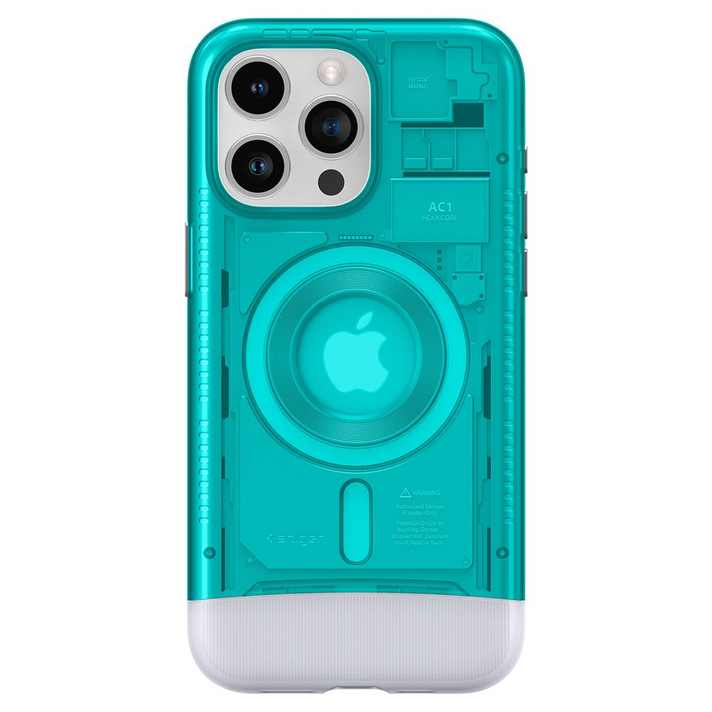 Spigen Classic C1 (MagFit) iPhone 15 Pro tok Bondi Blue (ACS06743) (ACS06743)