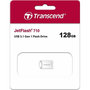 USB памет Transcend JetFlash 710, 128GB, USB 3.1, Сребро