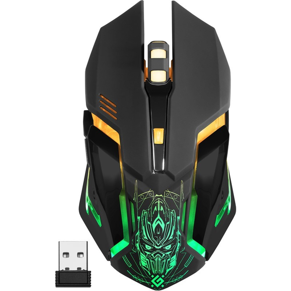 Defender Mice Gm-934 Óptico De Disparo Rf Libre 3200dpi 7p