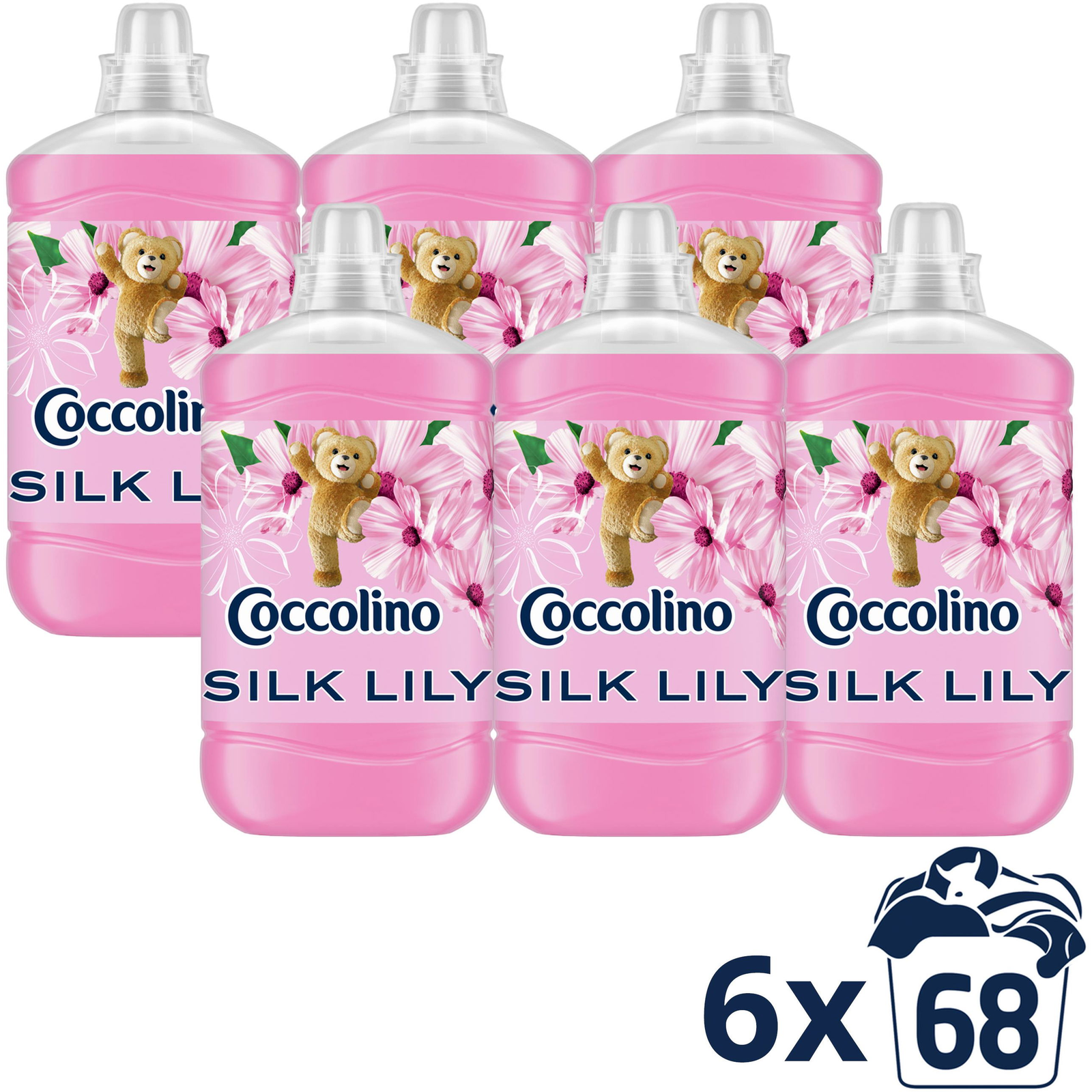 Coccolino Silk Lily 6 × 1700 ml (8720181410932)