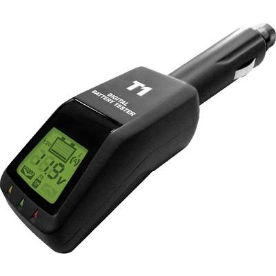 Akkufelügyelet, Autós akkuteszter T1 Akkuteszt, USB csatlakozó Helvi 90 mm x 55 mm x 30 mm (77270)