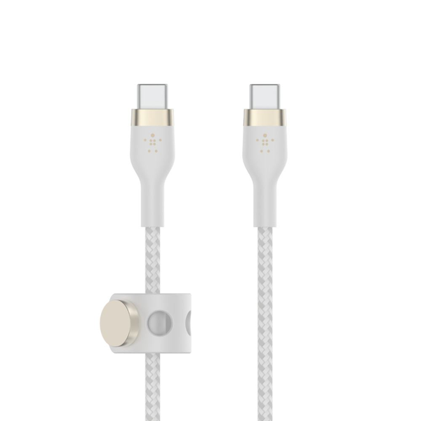 Belkin BOOST↑CHARGE PRO Flex USB kábel 1 M USB 2.0 USB C Fehér