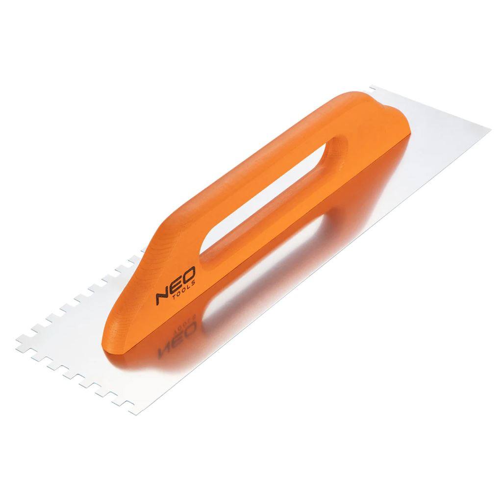 NEO Tools acél simító 480x128mm, 8x8x8mm-es fogakkal (50-182) (50-182)