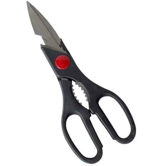Virtuves šķēres melnā krāsā 1 × 8 × 21 cm KITCHEN&GO 8430540239998 (8430540239998)