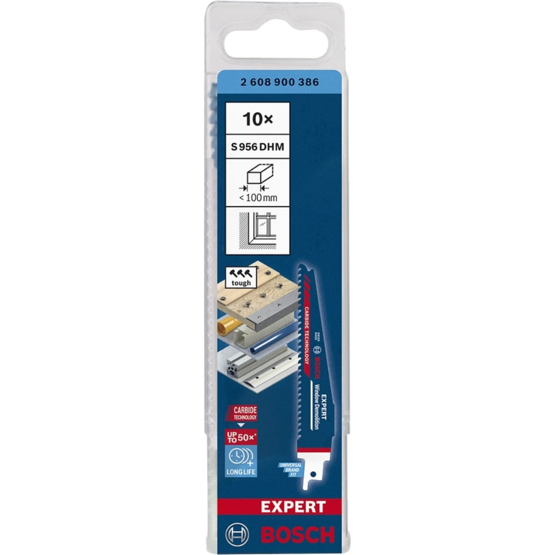 Bosch 2608900386 Expert Window Demolition S 956 DHM Fűrészlap - 150mm (10db / csomag) (2608900386)