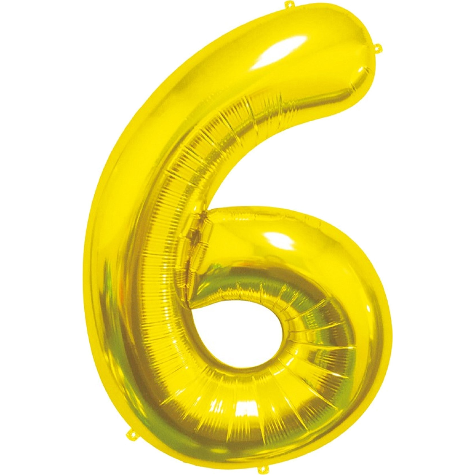 Szám Fólia Lufi - 85 cm, 6-os, Arany (BC-HZL6)