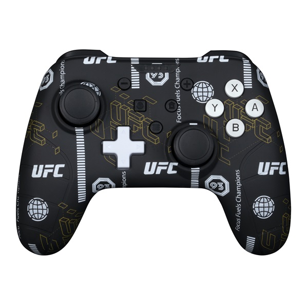 Konix UFC Nero, Bianco USB Gamepad Analogico/Digitale Nintendo Switch, Nintendo Switch Lite, PC