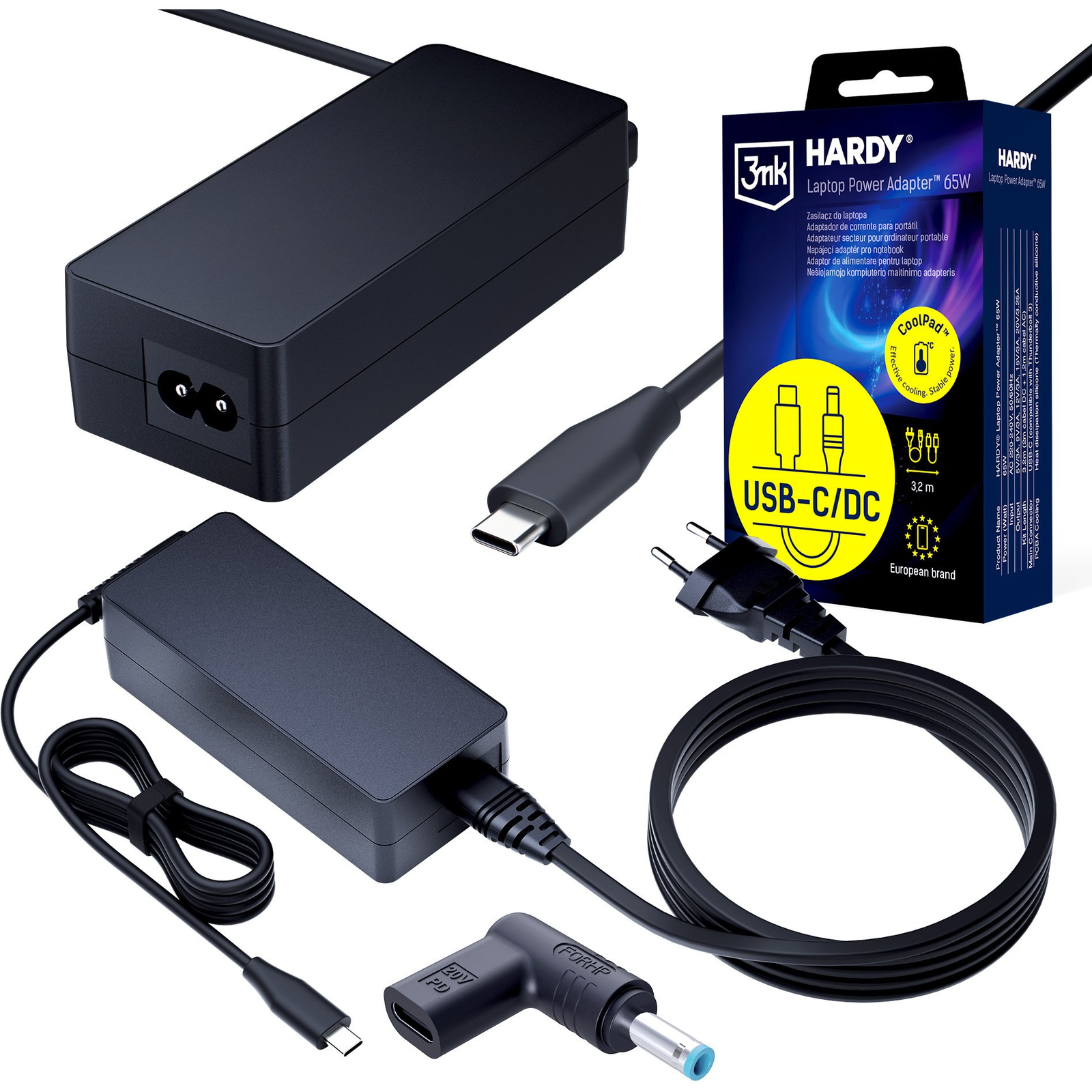 Napájací adaptér 3mk 65 W pre HP, Compaq