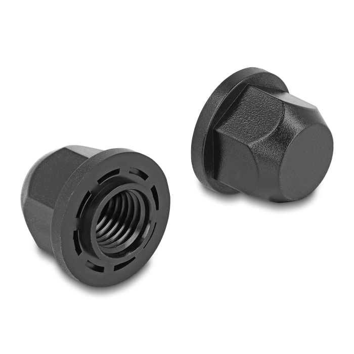 Delock M12 menetvédő kupak fekete, 2 db. (60284) (60284)