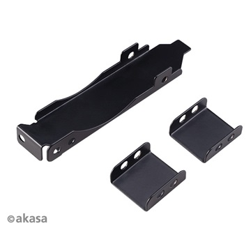 Ventilátor kiegészítő Akasa PCI beszerelő keret 80 vagy 92mm ventilátorhoz (AK-MX304-08BK)