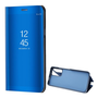 Tok álló (aktív FLIP, oldalra nyíló, asztali tartó funkció, tükrös felület, Mirror View Case) KÉK [Xiaomi Poco M4 Pro 5G]