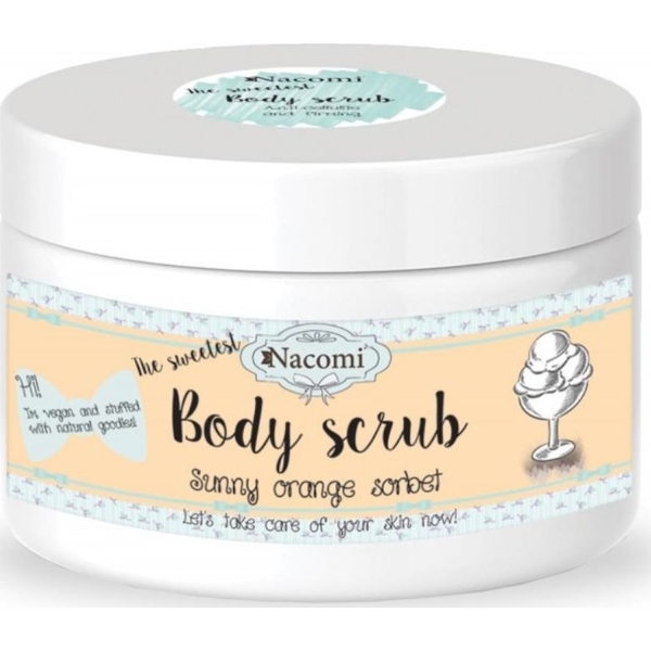 NACOMI Body Scrub Narancs, 200 g
