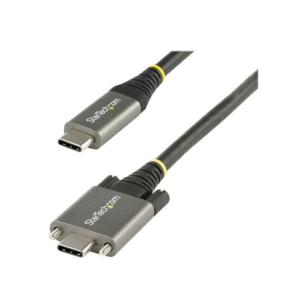 StarTech.com USB31CCSLKV1M USB-kabel USB 3.2 Gen 2 (3.1 Gen 2) 1 m USB C Sort, Grå