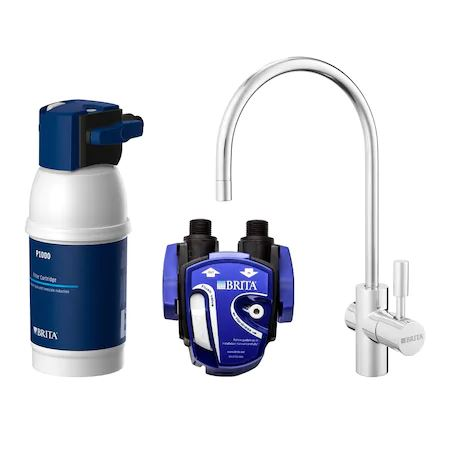 Brita mypure P1 Filtro per acqua sotto il lavandino Blu, Bianco