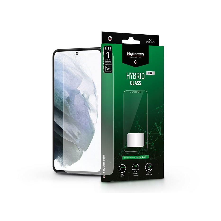 MyScreen Protector Hybrid Glass Lite Samsung G991B Galaxy S21 5G rugalmas üveg kijelzővédő fólia (LA-2129) (LA-2129)