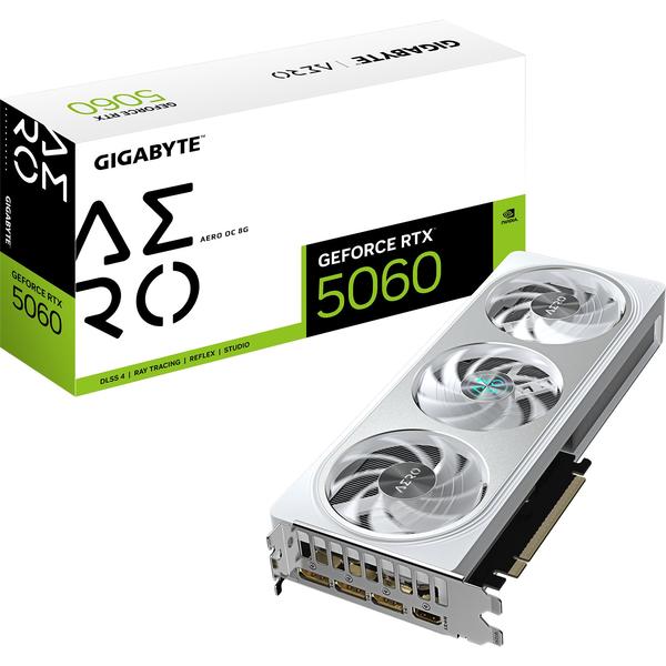 GIGABYTE GeForce RTX 5060 AERO OC 8G NVIDIA 8 GB GDDR7