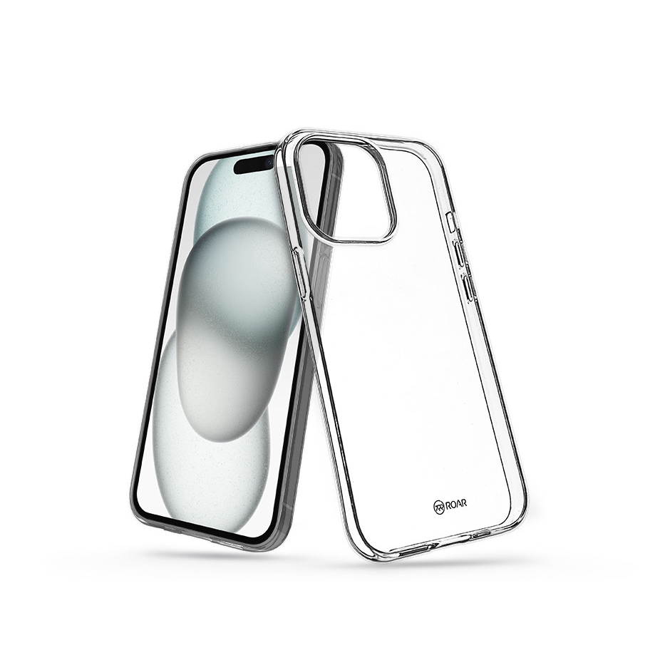 Apple iPhone 15 szilikon hátlap - Roar All Day Full 360 - transparent (KC0879)