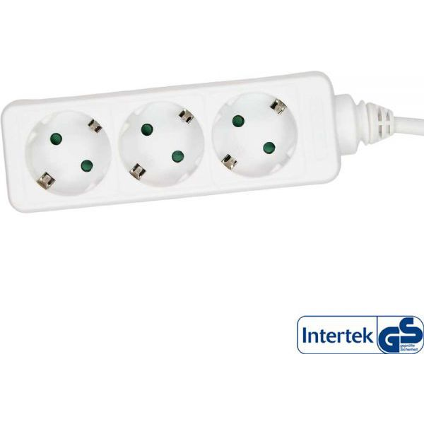 InLine 16435W túlfeszültségvédő Fehér 3 AC kimenet(ek) 230 V 5 M (16435W)