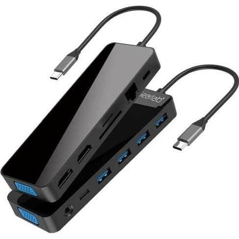 eSTUFF USB-C hub razdelilnik, 13-v-1