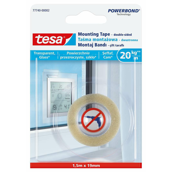 TESA TAŚMA MONTAŻOWA PRZEZROCZY.5x19 ...