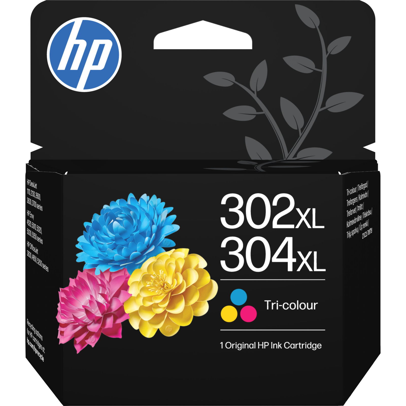 HP 302XL/304XL Tri-clr Original Ink Crtg atramentová náplň 1 kusov Originál Vysoký (XL) výnos Azúrová, Purpurová, Žltá