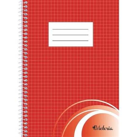 Victoria 70 lapos A5 kockás spirálfüzet (ISVFSA5K)