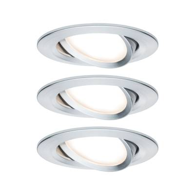 Beépíthető lámpa 3 részes készlet LED LED 19.5 W Paulmann 93451 Nova Alumínium (93451)