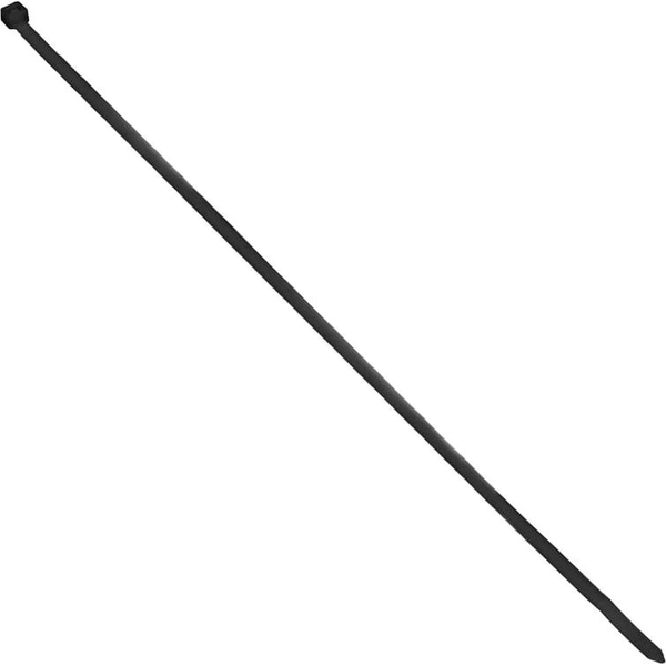  Orno Opaska kablowa, kolor czarny, odporna na UV, szerokość 3,6mm, długość 300mm, 100 sztuk.