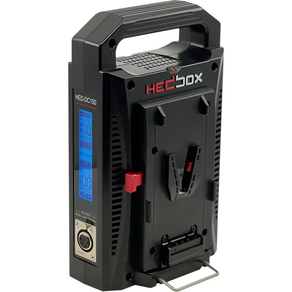 Professional Dual LCD Battery Charger - V Lock Mount